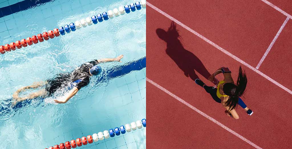 swimming-vs-running